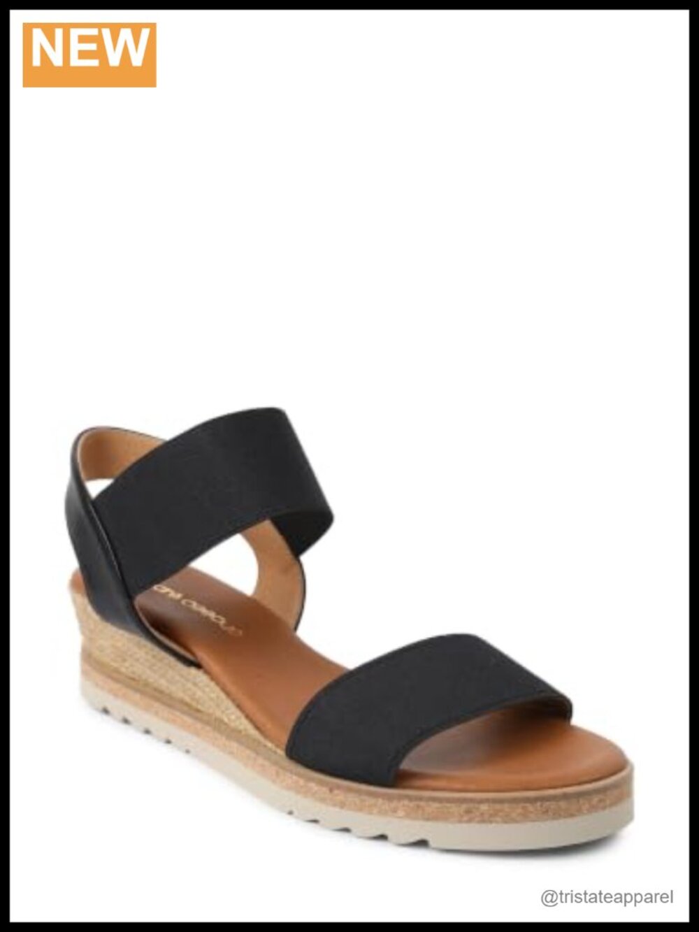 Metallic Leather Espadrille Wedge Sandals Slip On Comfort